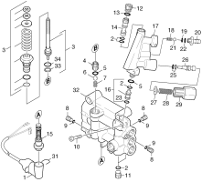 KÄRCHER Professional Ersatzteile Hochdruckreiniger Kaltwasser DELAVAL C 2400 1.286-506.0 Zylinderkopf