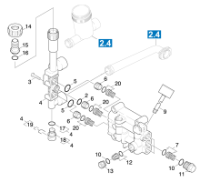 KÄRCHER Professional Ersatzteile Hochdruckreiniger Kaltwasser HD 13/18 S PLUS  EU 1.292-101.0 Ventile
