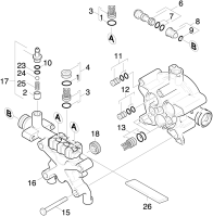 KÄRCHER Professional Ersatzteile Hochdruckreiniger Kaltwasser HD 5/11 C Plus EU 1.520-117.0 Zylinderkopf