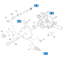 KÄRCHER Professional Ersatzteile Hochdruckreiniger Kaltwasser HD 215          EU 1.331-101.0 Steuergehaeuse