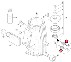 KÄRCHER Professional Ersatzteile Hochdruckreiniger Kaltwasser HD 1090 PLUS  EU 1.951-511.0 Antrieb