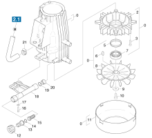 KÄRCHER Professional Ersatzteile Hochdruckreiniger Kaltwasser HD 1090 PLUS  EU 1.951-511.0 Lueftung