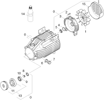 KÄRCHER Professional Ersatzteile Hochdruckreiniger Kaltwasser HD 700          EU 1.936-120.0 Antrieb