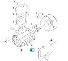 KÄRCHER Professional Ersatzteile Hochdruckreiniger Kaltwasser HD 1050 1.720-111.0 Lueftung
