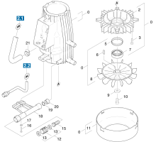 KÄRCHER Professional Ersatzteile Hochdruckreiniger Kaltwasser HD 1090 O.GFCI 1.951-811.0 Lueftung