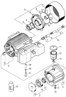 KÄRCHER Professional Ersatzteile Hochdruckreiniger Kaltwasser HD 860 ST 1.856-125.0 Motor