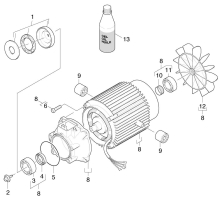 KÄRCHER Ersatzteile Hochdruckreiniger K 7.85M-PL-WB *EU 1.398-601.0-A Motor