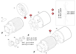 KÄRCHER Ersatzteile Hochdruckreiniger K 2.00 PLUS *EU 1.241-101.0-A Motor
