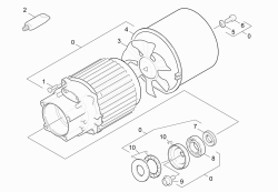 KÄRCHER Ersatzteile Hochdruckreiniger K 4.98M-PL-WB-AL *EU 1.636-860.0-A Motor