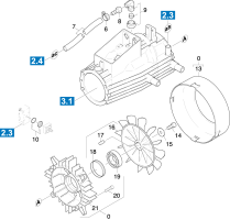 KÄRCHER Professional Ersatzteile Hochdruckreiniger Kaltwasser HD 2/150        EU 1.331-104.0 Lueftung