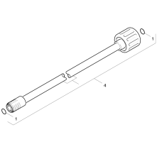 KÄRCHER Professional Ersatzteile Hochdruckreiniger Kaltwasser HD 585          EU 1.974-120.0 Strahlrohr