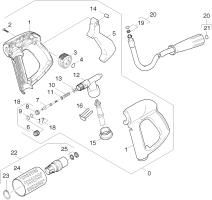 KÄRCHER Professional Ersatzteile Hochdruckreiniger Kaltwasser HD 9/16 ST   EU-II 1.374-102.0 Handspritzpistole