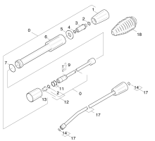 KÄRCHER Professional Ersatzteile Hochdruckreiniger Kaltwasser HD 500 S-PLUS   EU 1.118-800.0 Strahlrohr