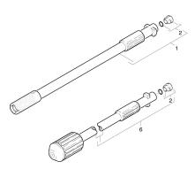 KÄRCHER Ersatzteile Hochdruckreiniger K 855 HS *EU 1.185-101.0-B Strahlrohr