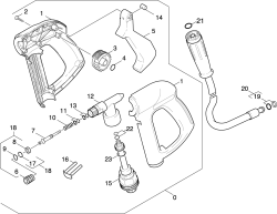 KÄRCHER Professional Ersatzteile Hochdruckreiniger Kaltwasser C 2300 HOSE REELEU 1.951-881.0 Handspritzpistole