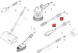 KÄRCHER Ersatzteile Hochdruckreiniger K 2.00 PLUS *EU 1.241-130.0-B Strahlrohr