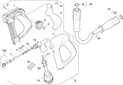 KÄRCHER Professional Ersatzteile Hochdruckreiniger Heisswasser HDS 895 SX      EU 1.027-321.0 Handspritzpistole