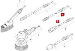 KÄRCHER Ersatzteile Hochdruckreiniger K 2.45D-PLUS-WB *EU 1.223-559.0-B Strahlrohr