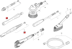 KÄRCHER Ersatzteile Hochdruckreiniger K 7.20MX-PL-WB-T300*EU 1.034-852.0-B Strahlrohr