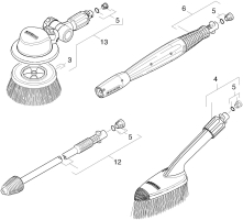 KÄRCHER Ersatzteile Hochdruckreiniger K 620 M *EU 1.973-120.0-B Strahlrohr