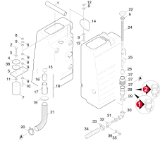 KÄRCHER Professional Ersatzteile Bodenreiniger BD 450          EU 1.032-120.0 Mengenregulierung