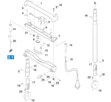 KÄRCHER Professional Ersatzteile Bodenreiniger BS 350          EU Handgriff 1.960-121.0