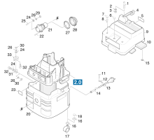 KÄRCHER Professional Ersatzteile Sauger NT 501 PROFI 1.734-101.0 Gehaeuse Aussenteil