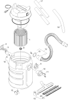 KÄRCHER Professional Ersatzteile Sauger FLOORMATIC W26 EU 1.722-823.0 Geraet Einzelteile