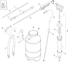 KÄRCHER Professional Ersatzteile Sauger RM-Sprayer 6.394-255.0 Einzelteile