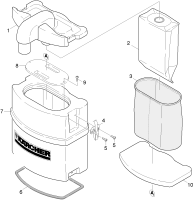 KÄRCHER Professional Ersatzteile Sauger BV 111 1.394-106.0 Behaelter