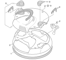 KÄRCHER Ersatzteile Saugroboter RC 4.000 *EU 1.269-200.0 Oberteil