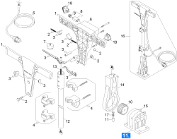 KÄRCHER Professional Ersatzteile Bodenreiniger BDS 43/Duo C    EU 1.291-205.0 Schubbuegel