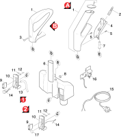 KÄRCHER Professional Ersatzteile Sauger NSS PACER 214 UE 1.033-114.0 Griff kpl.