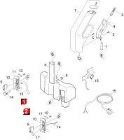 KÄRCHER Professional Ersatzteile Sauger CW 100  Grobschmutzwalze 1.057-141.0 Griff kpl.