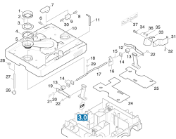 KÄRCHER Professional Ersatzteile Bodenreiniger BR 400-PLUS EU 1.926-521.0 Einzelteile
