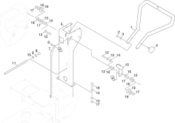 KÄRCHER Professional Ersatzteile Bodenreiniger BD 450          EU 1.032-120.0 Schubbuegel