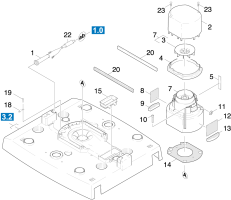 KÄRCHER Professional Ersatzteile Bodenreiniger BS 350          EU Motor 1.960-121.0