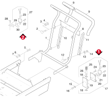 KÄRCHER Professional Ersatzteile Bodenreiniger BD 700 BAT PACKAGE 1.990-131.0 Schubbuegel
