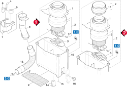 KÄRCHER Professional Ersatzteile Sauger TBS 45          EU 1.057-121.0 Motor