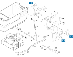 KÄRCHER Professional Ersatzteile Bodenreiniger BR 550 BAT-RS-PACK. 1.067-183.0 Unterteil Einzelteile