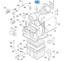 KÄRCHER Professional Ersatzteile Sauger NT 551 ECO M 1.734-141.0 Gehaeuse Innenteile