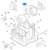 KÄRCHER Professional Ersatzteile Sauger JET STREAM    EU 1.734-561.0 Gehaeuse Innenteile