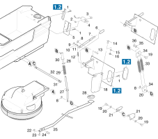 KÄRCHER Professional Ersatzteile Bodenreiniger BD 550          EU 1.067-141.0 Unterteil Einzelteile
