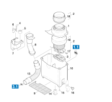 KÄRCHER Professional Ersatzteile Sauger GX -70 GIRLOON  EU 1.033-117.0 Motor