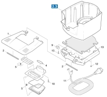 KÄRCHER Ersatzteile Saugroboter RC 3000 *EU 1.269-101.0 Unterteil