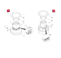 KÄRCHER Professional Ersatzteile Sauger NT 551 BS  EU 1.734-881.0 Saugturbine