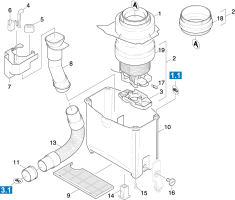 KÄRCHER Professional Ersatzteile Sauger CV 36/2 EU GBR WEBER 1.033-303.0 Motor