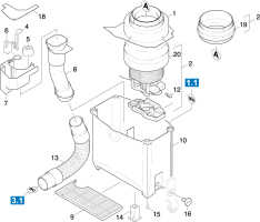 KÄRCHER Professional Ersatzteile Sauger CV 36/2 TORNADO 1.033-313.0 Motor