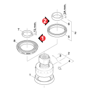 KÄRCHER Professional Ersatzteile Sauger NT 700 1.937-671.0 Saugturbine