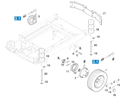 KÄRCHER Professional Ersatzteile Bodenreiniger BR 120/250 R Bp 1.480-113.0 Hinterrad